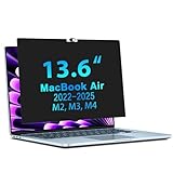STARY Magnetic Privacy Screen for Macbook Air 13.6& 13 Inch (2022-2026, M2, M3, M4, M5) Model: A2681 A3113, Removable Matte Anti Glare Blue Light 13In Mac Laptop Screen Protector Filter