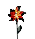 Windrad in Blumenform Deutschlandsfarben Deutschland