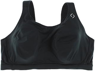 Brooks Maia Back-Adjustable Medium-Impact Sports Bra (C-E) | Moving Comfort Black 38D