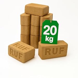 Holzbriketts aus Nadelholz 20 kg – Umweltfreundliche Wärmequelle für Kamine und Öfen, CO2-neutral und nachhaltig, Langanhaltende Brenndauer, Keine Zusatzstoffe