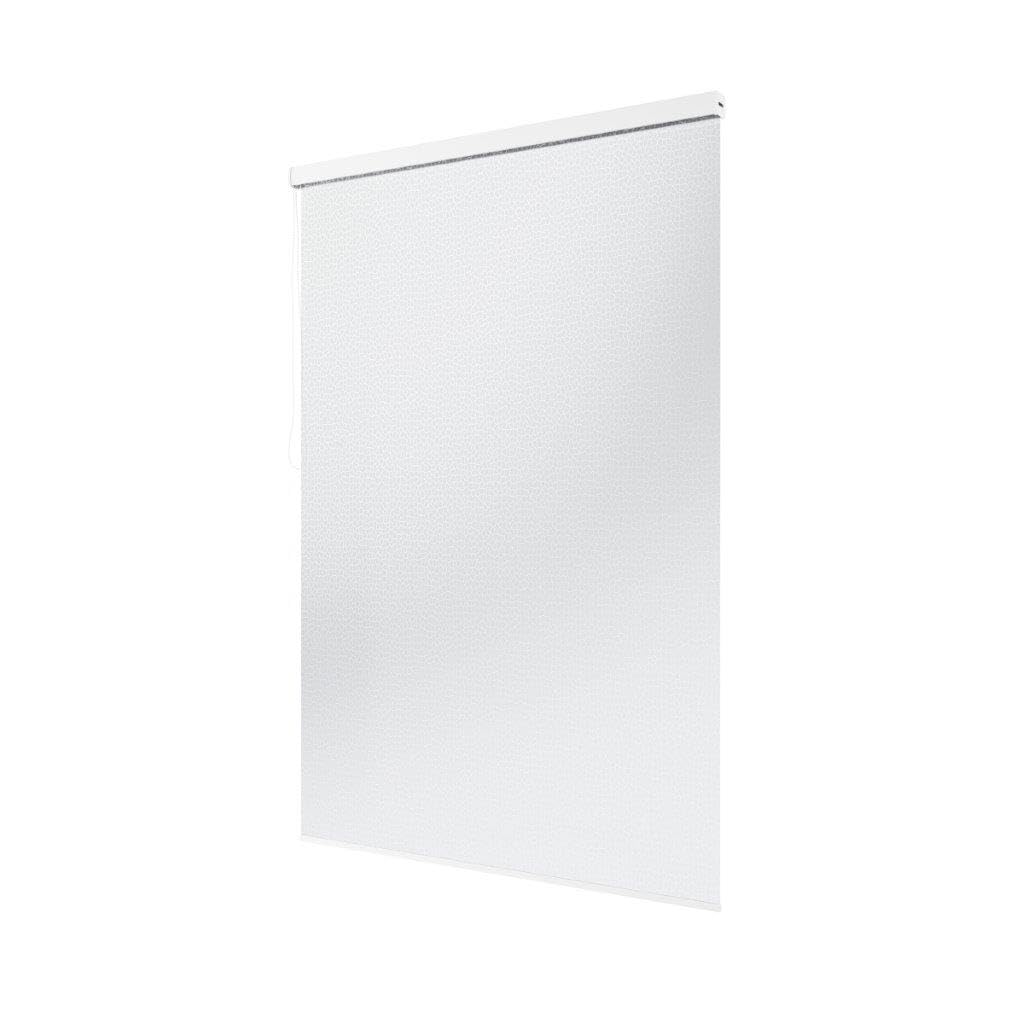Rideau de douche semi-cassette 14 motifs et 13 largeurs au choix - Noir, vert, blanc, transparent, bleu, gris clair (pierre laiteuse, 170 x 240 cm)