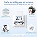 Third-Generation Lens Wipes, 120 Count, Individually Wrapped Pre-Moistened Cleaning Wipes for Eye Glasses, Camera Lens Cleaner, Streak-Free Scratch-Free Screen Cleaning for Phone, Sunglasses, Laptop