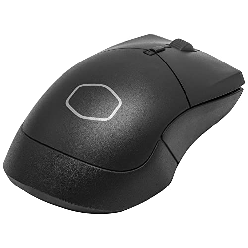 Cooler Master MM311 Wireless Souris Gaming sans Fil, Légère 77g, Capteur Optique 10000 DPI, 5 Boutons Programmables, Patins Améliorés en PTFE, MasterPlus+ (PC Uniquement), Forme Symétrique - Noir