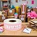 Pink 1x3 Inch Thank You for Your Order Stickers, Thank You Stickers Small Business, Packaging for Small Business, Order, Decoration, Gifts, 1 Roll with 120 Labels