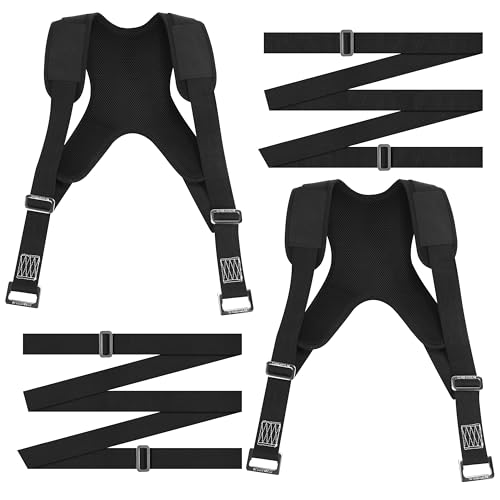 Tragegurte Umzug Möbel Set,Kraftvolle, Transportgurt, Stark, langlebig und bis zu 300 kg belastbar Ergonomisch und effizient für stressfreien Möbeltransport. Ideal für Profis und Heimwerker. Schwarz