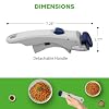 NutriChef Detachable Pot Handle Replacement, Ergonomic, Heat-Resistant Design, Quick-Attach One-Touch Press Button Locking Removable Pot Handle for NCCS18DTHCR, NCCS18DTHGY, NCCS18DTHBL Models, Blue #3