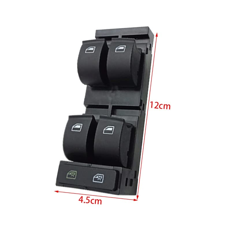 Bouton commande lève-vitre électrique 4B0959851 finition origine Audi - 6