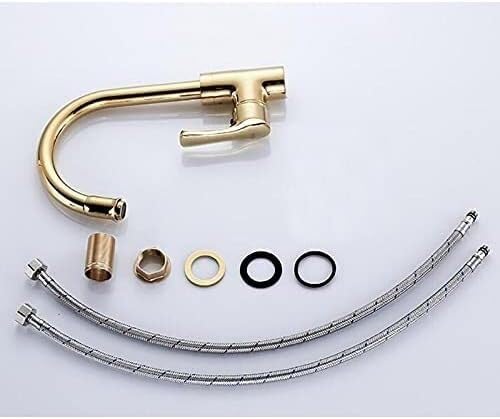 Rubinetto, Rubinetto per lavello da Cucina Compatibile con Bar Agriturismo Commerciale, Rubinetto da Cucina Girevole di Lusso in Oro Rosa/Oro/Cromo, Miscelatore per lavabo da Bagno, Rubinetto per