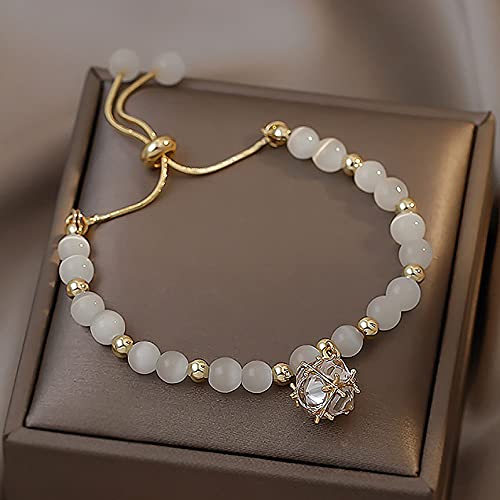 Bracelet en Cristal Feng Shui luxe avec pièces remplies d'or et pierres précieuses de chakra