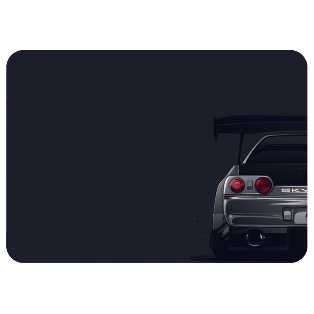 RAWAT Traders Present Speed-Type Gaming Mousepad (Black/Red) Available in (DESIGN-21)