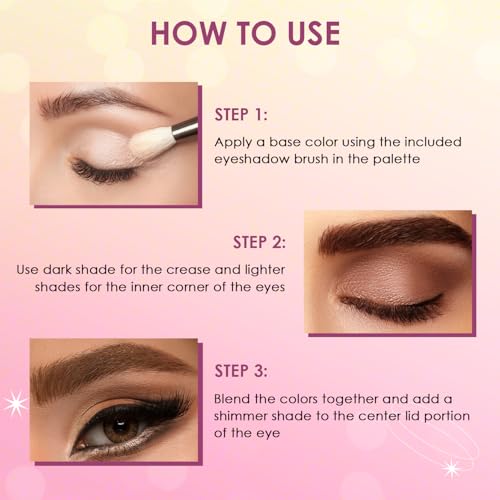 Image of Glam21 Mystique 10 Color Eyeshadow Palette |Long-Lasting | Smudge Free | Long Wearing And Easily Blendable Eye Makeup Palette Matte, Shimmery And Metallic Finish