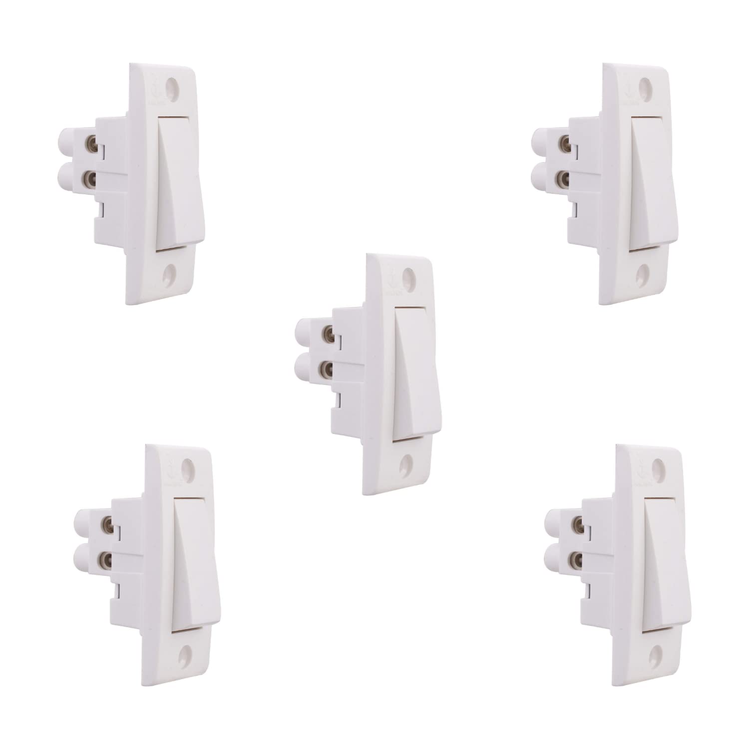 Anchor by Panasonic 65001 Penta Modular 1M 6 AX Polycarbonate One-Way Switch (White), (Pack of 5) (B0BR7LZX5J) Amazon Price History, Amazon Price Tracker