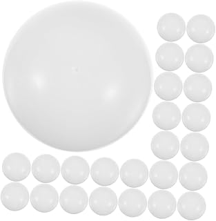 GARVALON 40pcs Lottery Ball Empty Raffle Balls Party Game Balls Sphere Game Balls Game Props Open The Cover