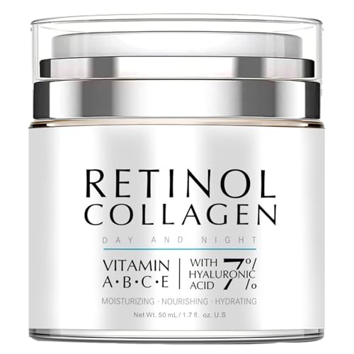 Night Cream Face Moisturizer with Retinol, Collagen, Niacinamide ...