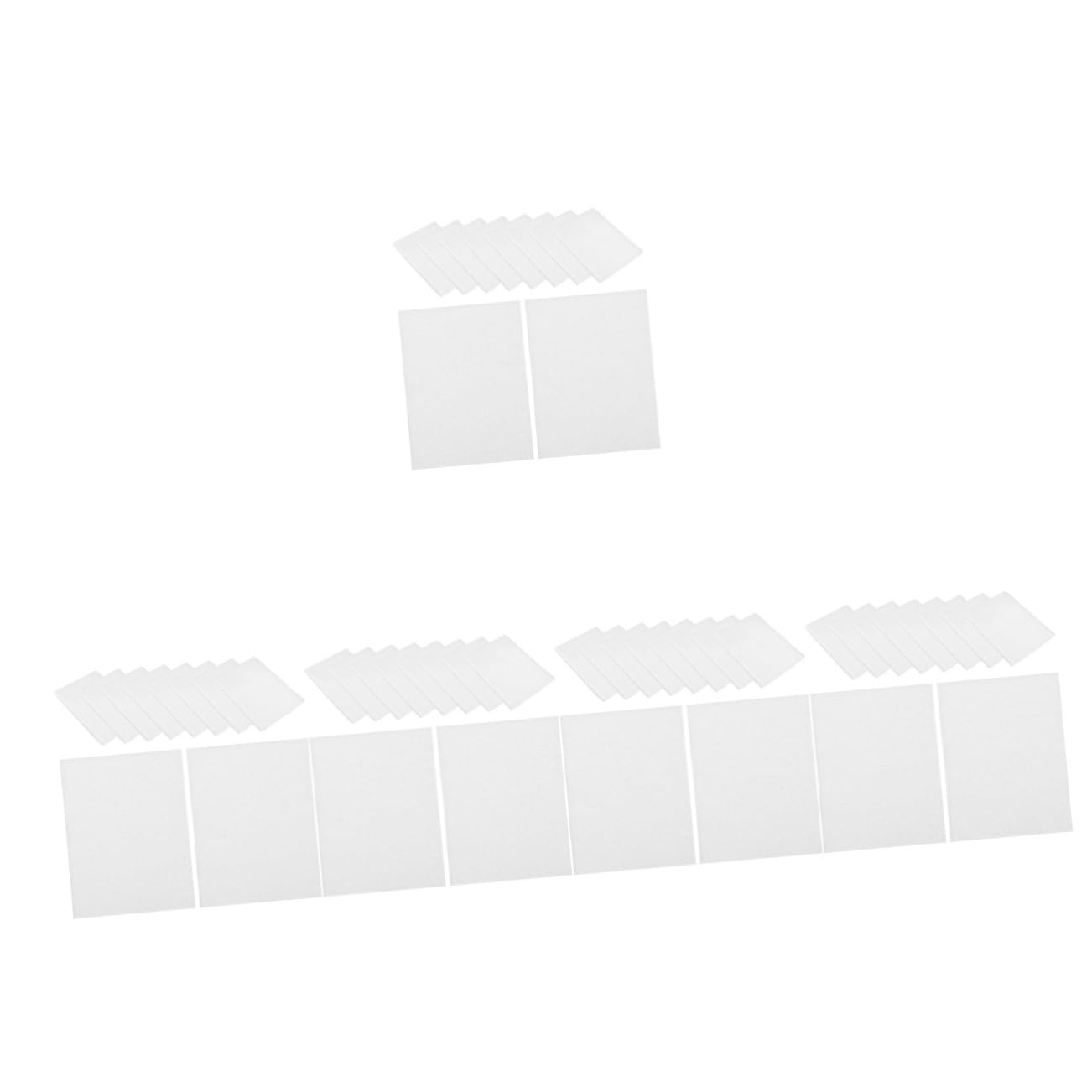 TEHAUX 60pairs Self-Adhesive Hook and Strips for Carpet and Cushion and Reusable Adhesive Tapes for Home Decor and Organizing White