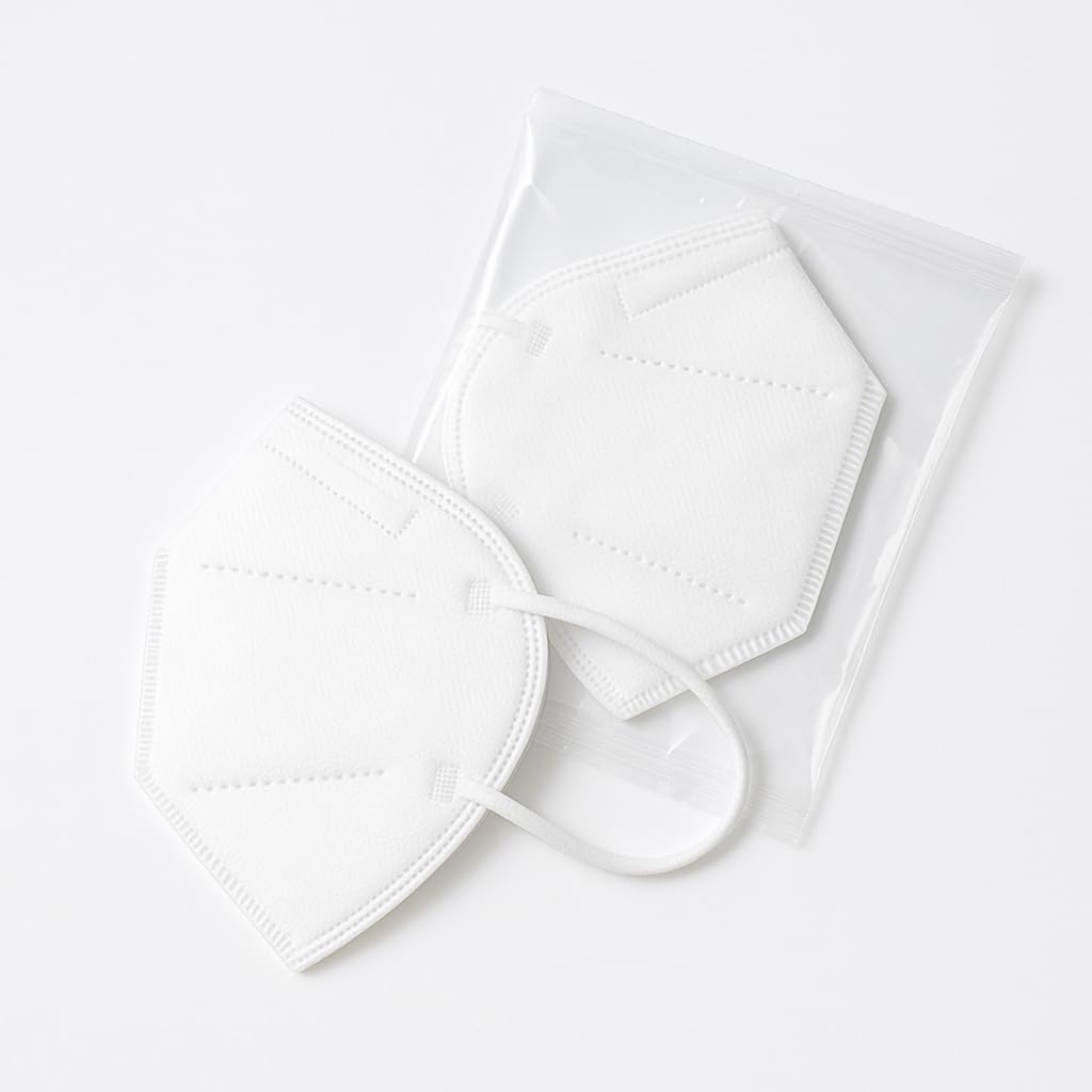 HaseMed FFP2 NR Atemschutzmasken ohne Ventil, Weiß – Einwegmasken mit Ohrschlaufen, latexfrei & ergonomische Passform – hygienisch verpackt