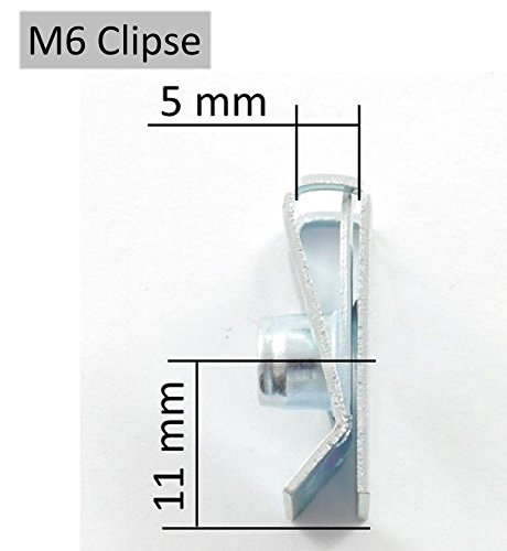 M6 Schrauben Set Schwarz - 20mm Innensechskant Mit Unterlegscheiben & Klemmen