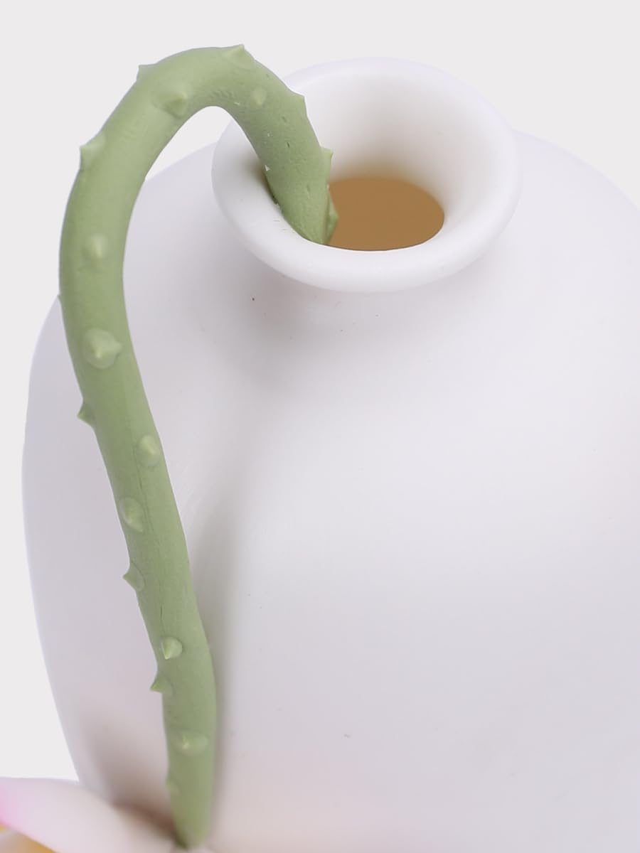 Jarrón pequeño de cerámica para decoración del hogar, sala de té, mesa de té creativa, mesa de té, pequeños adornos para manualidades, contenedor de flores, C