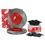 Master-Sport 202521150 Bremsscheiben + Bremsbeläge vorne für VW PASSAT B