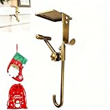 Installation sans perçage : pince sans dommage adaptée aux cheminées de 1,3 cm à 21,6 cm : aucun outil, vis ou clou n'est nécessaire. Il suffit d'utiliser la pince à tension réglable pour la fixer à n'importe quelle cheminée en quelques secondes. Les points de contact rembourrés de caoutchouc protègent votre cheminée des rayures, tandis que la construction en fonte robuste empêche tout glissement. Elle fonctionne sur des surfaces à angle droit, courbes ou inégales, et s'enlève proprement après les fêtes sans laisser de résidus.