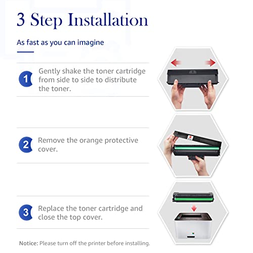 Starover Compatible Toner Cartridge Replacement For Samsung Mlt-D111S D111S 111S 111L Mlt111S For Samsung M2020W M2070Fw M2020 M2070 M2070W M2022W M2022 M2070F M2024 M2026W Printer (Black, 2-Pack) #TOP6
