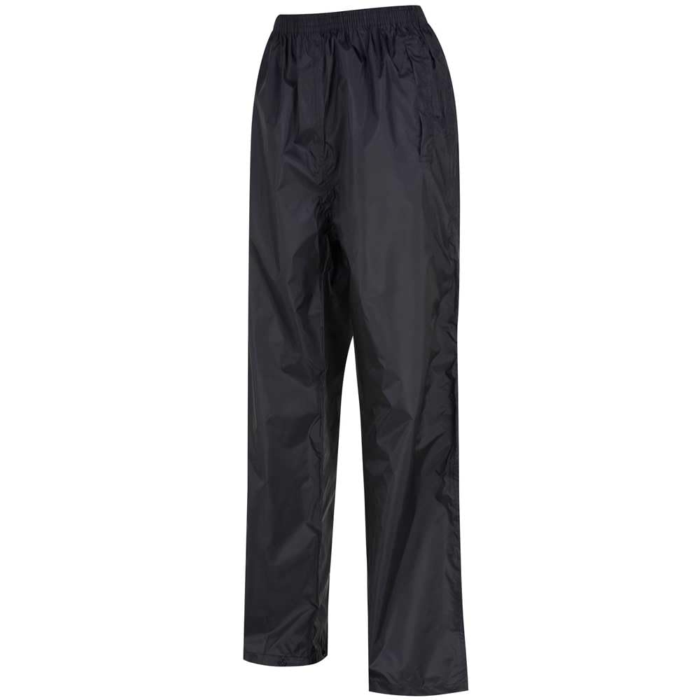 Regatta Women's Waterproof Pack It Overtrousers - Black L Regular - Image 2