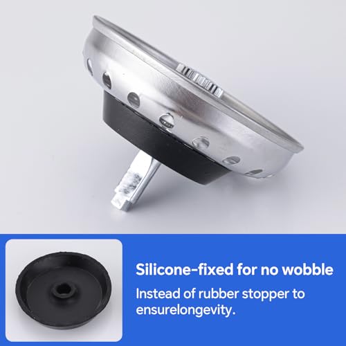 Colador para fregadero 2 unidades acero inoxidable miniatura 4