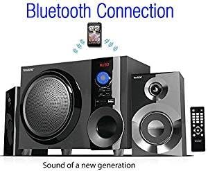 Boytone BT-210FB Wireless Bluetooth Stereo Audio Speaker (Renewed)