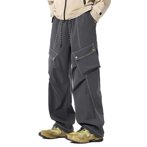 Pantalon sport léger homme avec poches cargo et tissu respirant