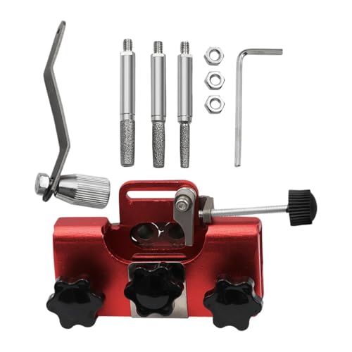 Afilador de motosierra manual portátil de manivela para taller de campo y carpintería