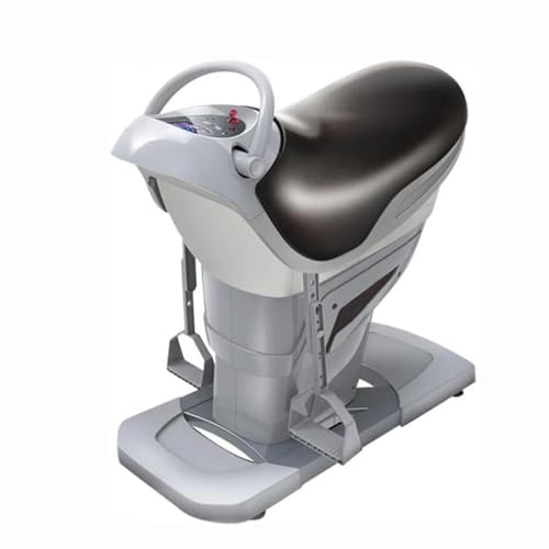 Máquina eléctrica para ejercicios abdominales, máquina vibratoria para ejercicios abdominales con interruptor de seguridad, entrenador fitness (gris) miniatura 1
