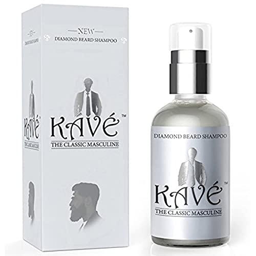 Kave Beard Wash With Argan And Jojoba Oils - 100% Natural Beard Shampoo With Beard Oil Cleans, Softens, Strengthens - Conditioning Gel Beard Soap Stops Beards Itch And Eliminates Dandruff, 4Oz #TOP1