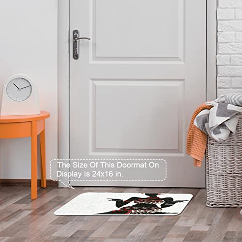 Vbfofbv Rug For Bedroom, Bath Mat, Kitchen Rug, Washable Throw Rug For Kitchen, Laundry, Doorway, Porch, African Woman Pattern Vintage Art Ethnic Tribal #TOP4