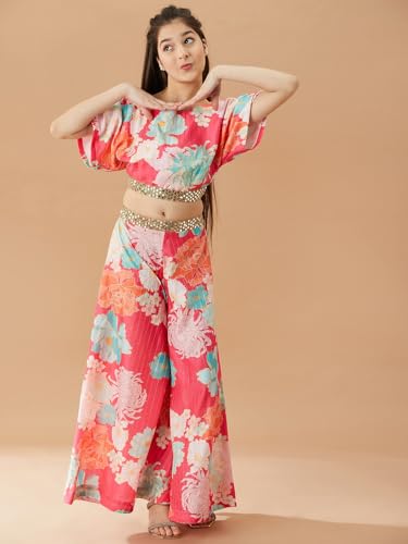 Image of Pspeaches Girls Top and Palazzo Set