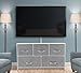 Sorbus Dresser with 5 Drawers - Storage Chest Organizer Unit with Steel Frame, Wood Top, Easy Pull Fabric Bins - Long Wide TV Stand for Bedroom Furniture, Hallway, Closet & Office Organization