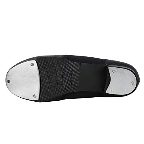 Linodes Unisex PU Leather Slip On Tap Shoe Dance Shoes for Women and Men's Dance Shoes4