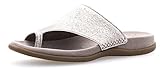 Flexible Laufsohle Gabor Damenschuhe 83.700.62 Damen Pantoletten, Clogs, Slipper, Sommerschuhe, verbreiterte Auftrittsfläche Dank Best Fitting, erhältlich in Übergrößen Beige (Muschel), UK 40