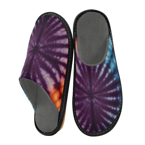 Fuzzy Slippers for Women Men Cozy Memory Foam Scuff Slippers Warm House Shoes Indoor/Outdoor