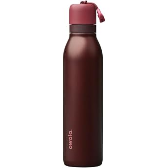 Owala FreeSip Twist - Stainless Steel - 24-oz. - Red (Black Cherry) (Amazon) (A7)