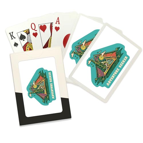 Baraja de 52 cartas tamaño póker Adventure Seeker