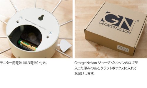 Amazon.co.jp: GEORGE NELSON BALL CLOCK ジョージ・ネルソン ボール