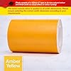 32ft 9.80m Self-Adhesive Vinyl Pin Stripe Line Decal Sticker Tape - AMBER YELLOW, 2.0" | 50mm, Suitable for Cars, Vans, Motorcycles, Bikes, Models, Tuning & Styling, and much more #3