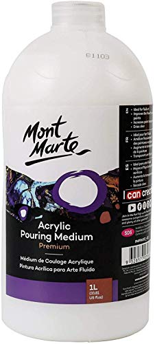 Mont Marte Premium Acrylic Pouring Medium 33.8oz (1L)