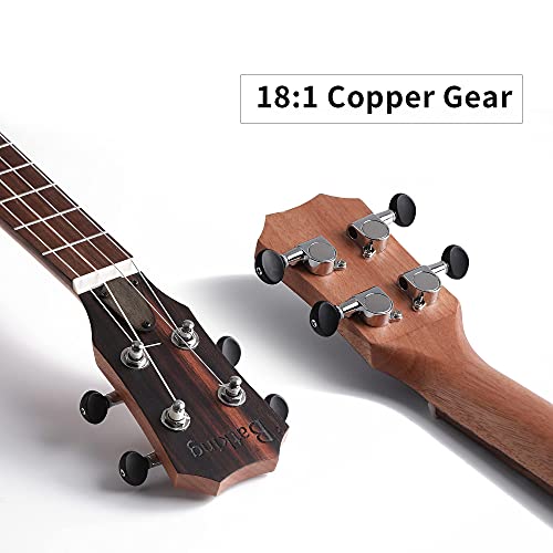 Batking Ukulélé Baryton Blackwood Acoustique Ukulele Bariton avec barre de réglage avec étui de ukelele, sangle, cordes… - Les Beatles, Paul McCartney, John Lennon, RIngo Starr, George Harrison Batking Ukulélé Baryton Blackwood Acoustique Ukulele Bariton avec barre de réglage avec étui de ukelele, sangle, cordes… – Image 6