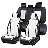 FLORICH Leather Car Seat Cover Full Set Automotive Seat Covers 5 Seats Front and Back...