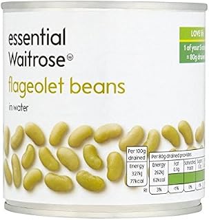 Flageolet Beans essential Waitrose 400g - Pack of 4