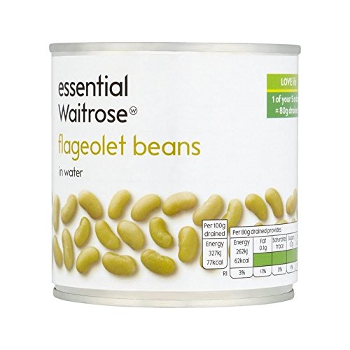 Habas Flageolet 400G Esencial Waitrose - Paquete de 4