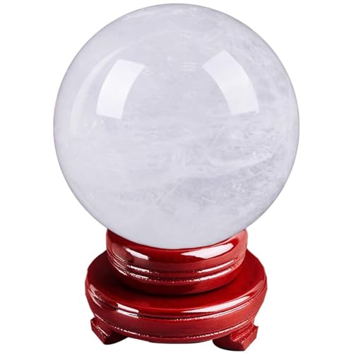 Cristal de calcite blanche boule de 10cm contre le stress au bureau