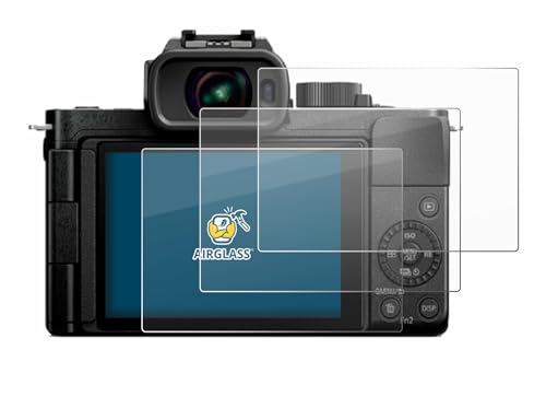 brotect Glass Screen Protector Film compatible with Panasonic Lumix DC-G100D (6 Pack) - Glass-Foil 9H Protection [Scratch Resistant, High Clarity]
