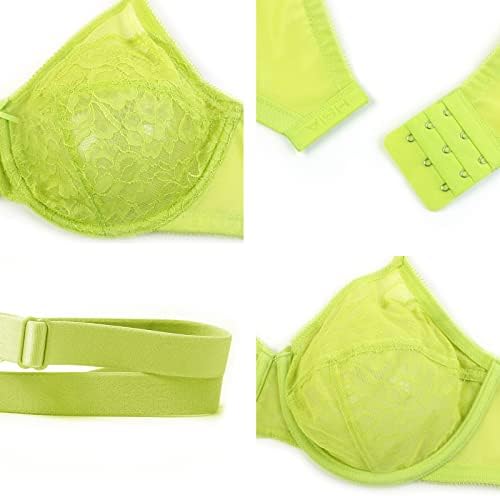  Minimizer Bras for Women Enchante Lace Underwire Bra for Heavy Breast thumbnail